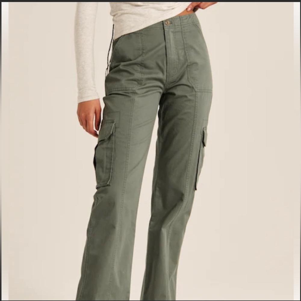 Abercrombie Green Cargo pants